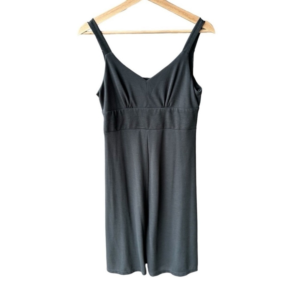 Kuhl Dress Knit Tank Top Charcoal Gray V-Neck Sleeveless Active Preppy Sz Medium